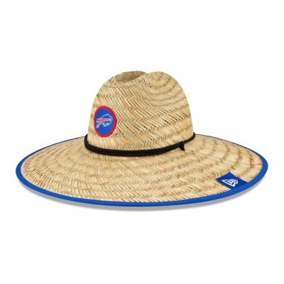 Buffalo Bills Gorra | New Era Official NFL Training Straw Hat Mexico - Azules